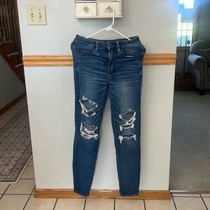 American eagle skinny jeans size 8